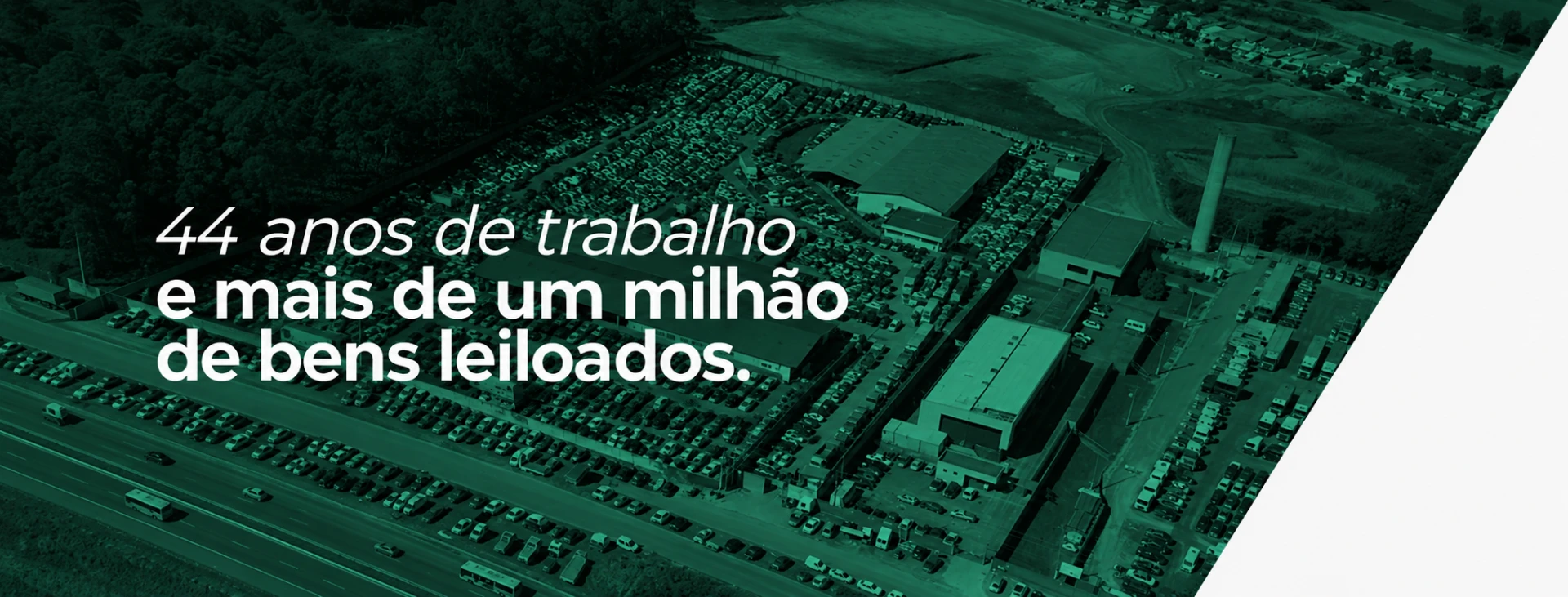 44 anos de trabalho e mais de um milhão de bens leiloados
